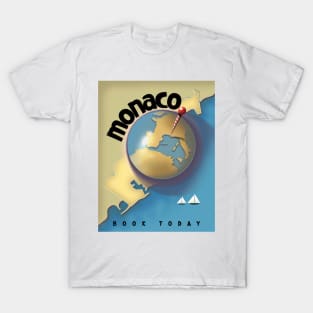 Monaco vintage style travel poster T-Shirt